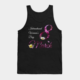 International Women's Day - Cute Floral March 8th 2023 Tank Top